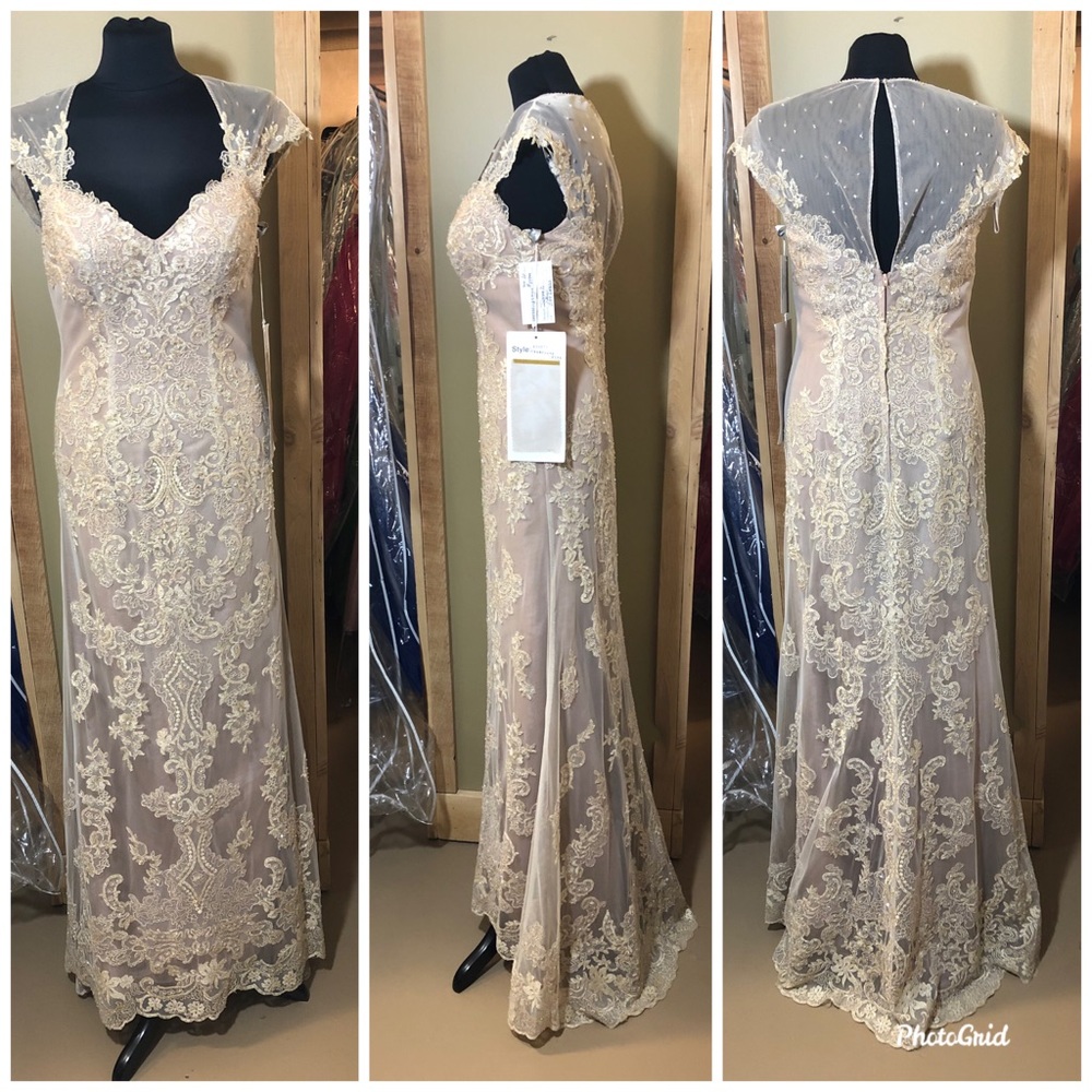 NWT! Blush lace dress!